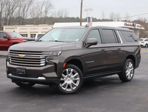 Photos of 2021 Chevrolet Suburban High Country for sale in Monroe, NC at Brandon Reeves Auto World