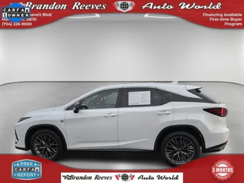 White 2021 Lexus RX 350 F Sport Handling for sale in Monroe, NC