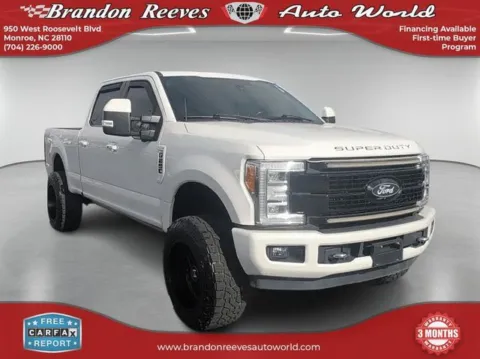 Another view of 2019 Ford F-250SD Platinum for sale in Monroe, NC at Brandon Reeves Auto World