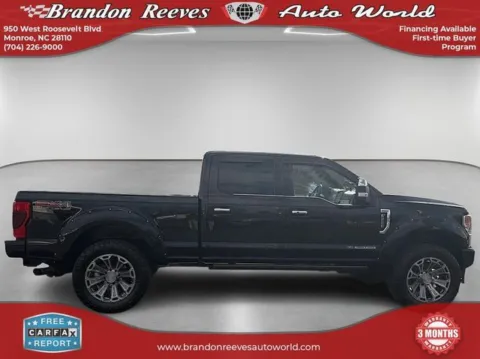 More photos of 2021 Ford F-250SD Platinum at Brandon Reeves Auto World, NC