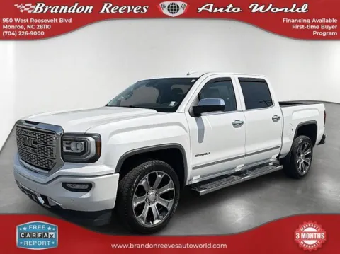 White 2017 GMC Sierra 1500 Denali for sale in Monroe, NC