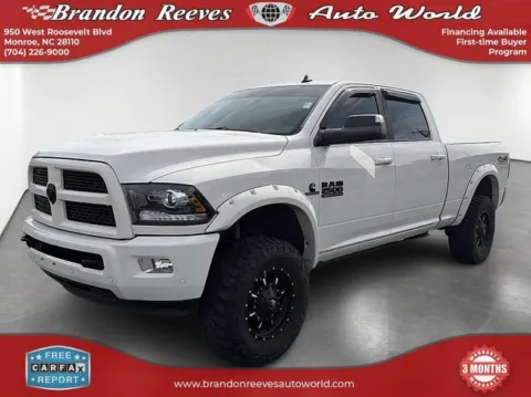 White 2017 Ram 2500 Laramie for sale in Monroe, NC