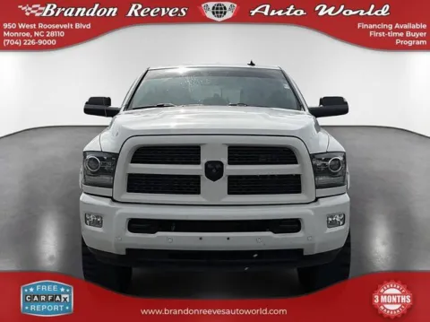 Photos of 2017 Ram 2500 Laramie for sale in Monroe, NC at Brandon Reeves Auto World