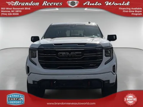 Photos of 2023 GMC Sierra 1500 AT4 for sale in Monroe, NC at Brandon Reeves Auto World