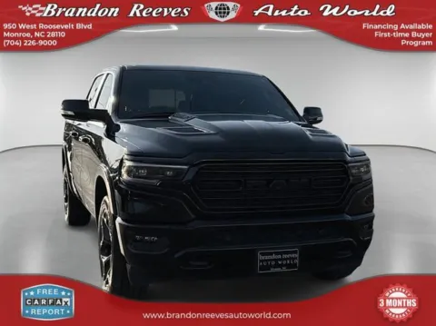 Another view of 2021 Ram 1500 Limited for sale in Monroe, NC at Brandon Reeves Auto World