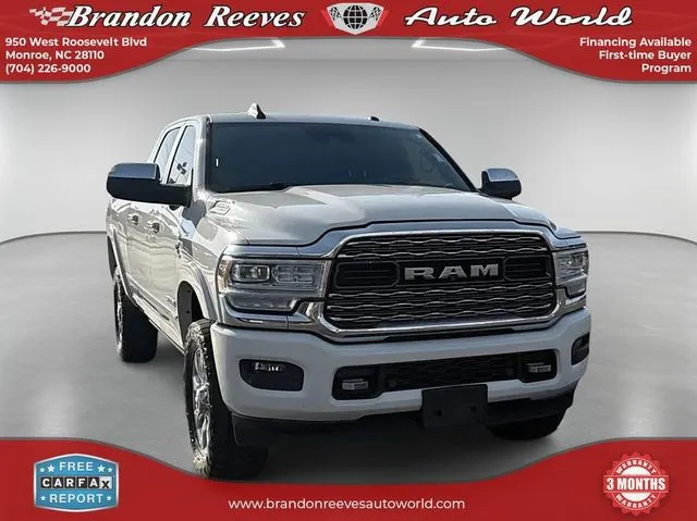 Used 2020 Ram 2500 Limited for sale in Monroe, NC at Brandon