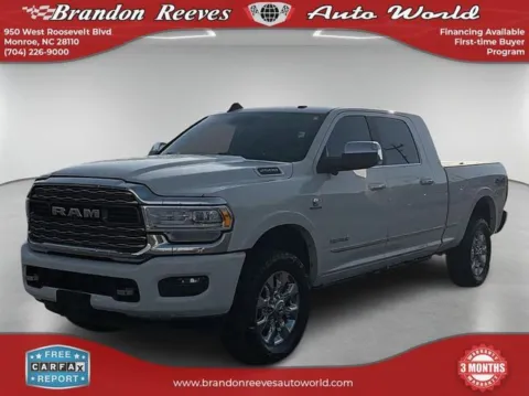 White 2020 Ram 2500 Limited for sale in Monroe, NC