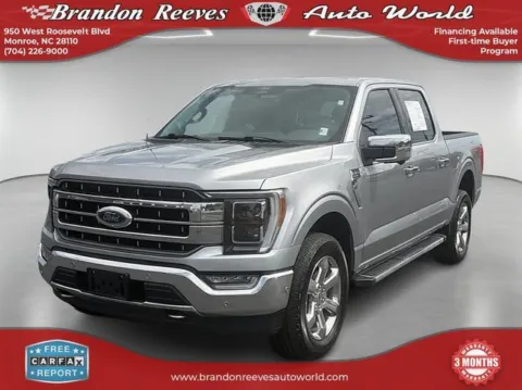Silver 2022 Ford F-150 Lariat for sale in Monroe, NC