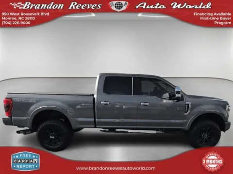 Another view of 2022 Ford F-250SD Platinum for sale in Monroe, NC at Brandon Reeves Auto World
