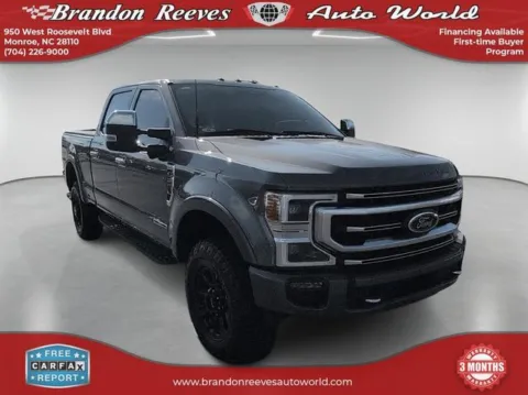 Photos of 2022 Ford F-250SD Platinum for sale in Monroe, NC at Brandon Reeves Auto World