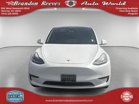 Photos of 2021 Tesla Model Y Long Range for sale in Monroe, NC at Brandon Reeves Auto World
