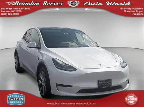Another view of 2021 Tesla Model Y Long Range for sale in Monroe, NC at Brandon Reeves Auto World