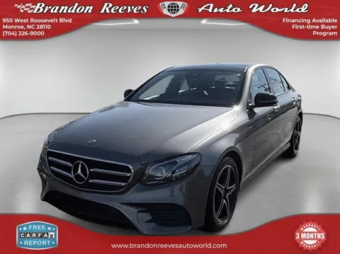 Black 2018 Mercedes-Benz E-Class E 300 for sale in Monroe, NC