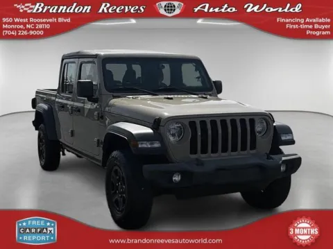 Another view of 2020 Jeep Gladiator Sport for sale in Monroe, NC at Brandon Reeves Auto World