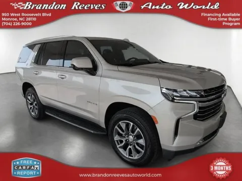 Another view of 2021 Chevrolet Tahoe LT for sale in Monroe, NC at Brandon Reeves Auto World