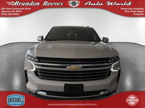 Photos of 2021 Chevrolet Tahoe LT for sale in Monroe, NC at Brandon Reeves Auto World