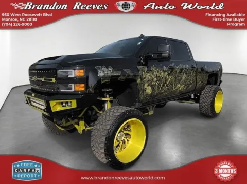 Black 2016 Chevrolet Silverado 2500HD LT for sale in Monroe, NC