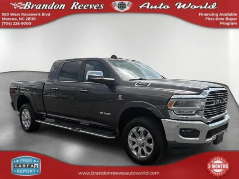 Another view of 2020 Ram 3500 Laramie for sale in Monroe, NC at Brandon Reeves Auto World