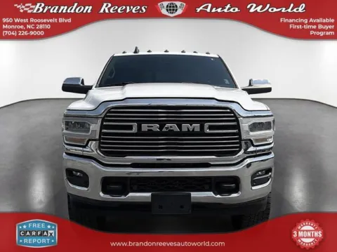 Photos of 2022 Ram 2500 Laramie for sale in Monroe, NC at Brandon Reeves Auto World