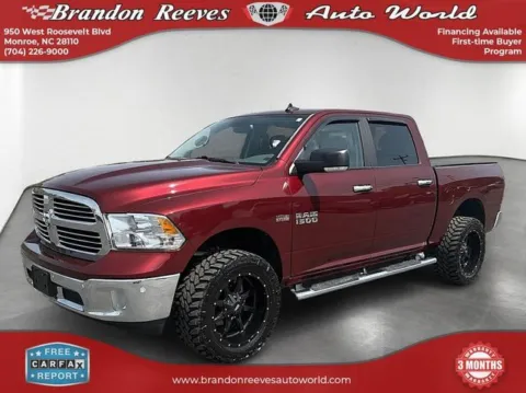 Red 2017 Ram 1500 Big Horn for sale in Monroe, NC