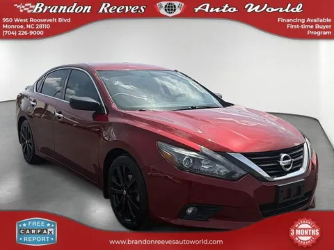 Another view of 2017 Nissan Altima 2.5 SR for sale in Monroe, NC at Brandon Reeves Auto World
