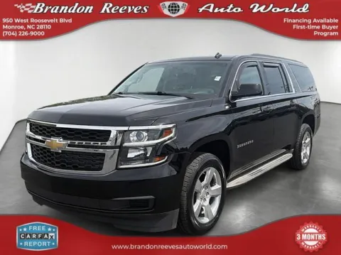Black 2015 Chevrolet Suburban LT for sale in Monroe, NC