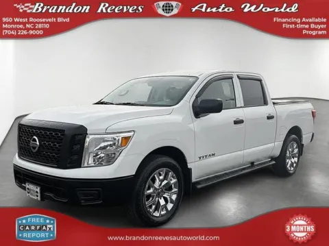 White 2018 Nissan Titan S for sale in Monroe, NC