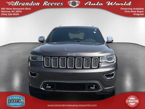 Another view of 2021 Jeep Grand Cherokee Overland for sale in Monroe, NC at Brandon Reeves Auto World
