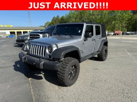 Silver 2018 Jeep Wrangler JK Unlimited Sport for sale in Monroe, NC
