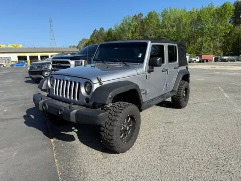 Silver 2018 Jeep Wrangler JK Unlimited Sport for sale in Monroe, NC