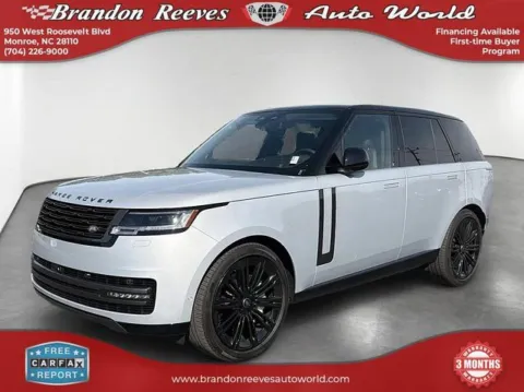 Photos of 2025 Land Rover Range Rover SE for sale in Monroe, NC at Brandon Reeves Auto World