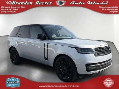Another view of 2025 Land Rover Range Rover SE for sale in Monroe, NC at Brandon Reeves Auto World