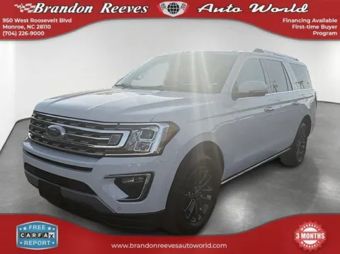 White 2021 Ford Expedition Max Limited for sale in Monroe, NC