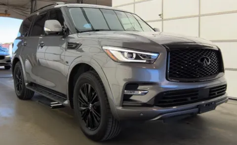 Photos of 2018 INFINITI QX80 for sale in Monroe, NC at Brandon Reeves Auto World