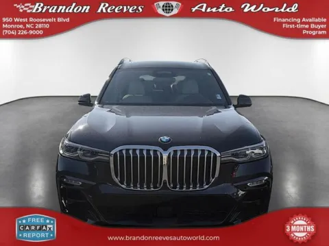 Photos of 2019 BMW X7 xDrive50i for sale in Monroe, NC at Brandon Reeves Auto World