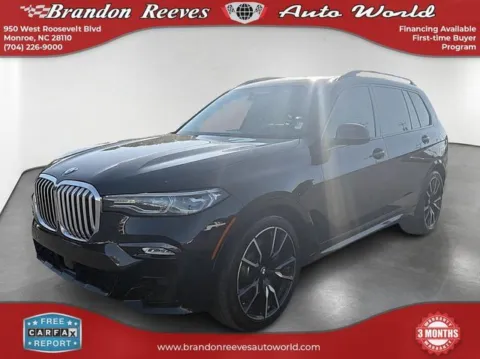 Black 2019 BMW X7 xDrive50i for sale in Monroe, NC