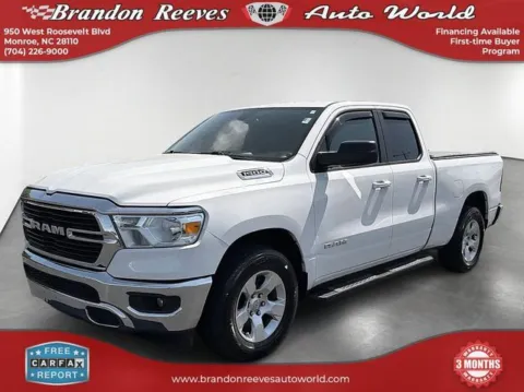 White 2021 Ram 1500 Big Horn/Lone Star for sale in Monroe, NC
