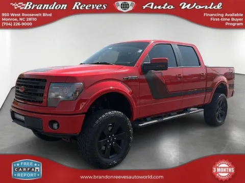 Red 2014 Ford F-150 FX4 for sale in Monroe, NC