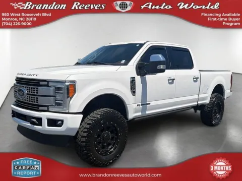 White 2019 Ford F-250SD Platinum for sale in Monroe, NC