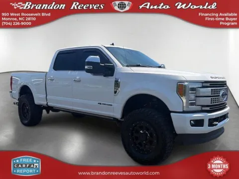 Another view of 2019 Ford F-250SD Platinum for sale in Monroe, NC at Brandon Reeves Auto World
