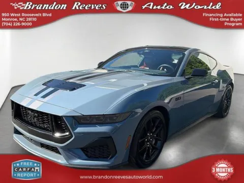 Blue 2024 Ford Mustang GT Premium for sale in Monroe, NC