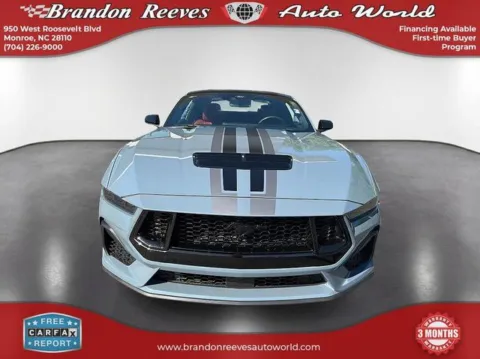Photos of 2024 Ford Mustang GT Premium for sale in Monroe, NC at Brandon Reeves Auto World