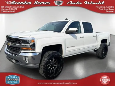 White 2017 Chevrolet Silverado 1500 LT for sale in Monroe, NC