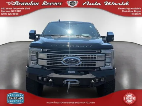 Photos of 2019 Ford F-250SD Platinum for sale in Monroe, NC at Brandon Reeves Auto World