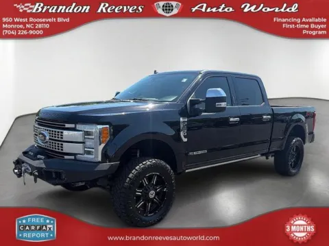 Black 2019 Ford F-250SD Platinum for sale in Monroe, NC