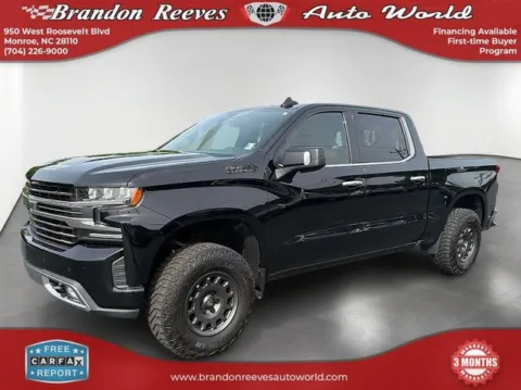Black 2019 Chevrolet Silverado 1500 High Country for sale in Monroe, NC