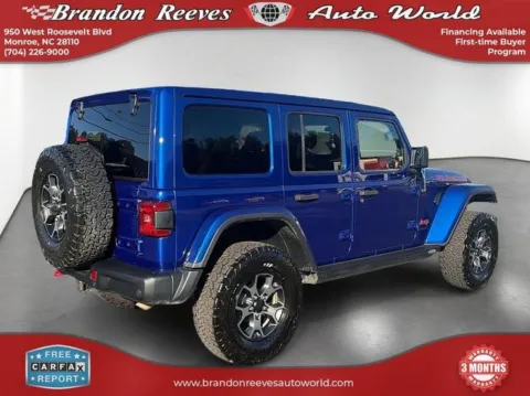 More photos of 2020 Jeep Wrangler Unlimited Rubicon at Brandon Reeves Auto World, NC