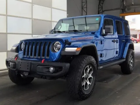 Blue 2020 Jeep Wrangler Unlimited Rubicon for sale in Monroe, NC