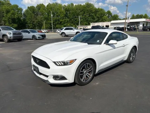 White 2017 Ford Mustang EcoBoost for sale in Monroe, NC