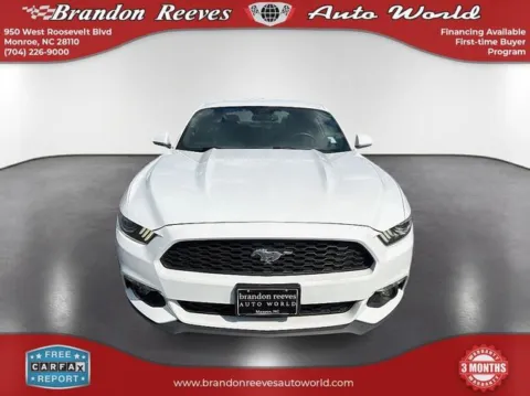 Photos of 2017 Ford Mustang EcoBoost for sale in Monroe, NC at Brandon Reeves Auto World